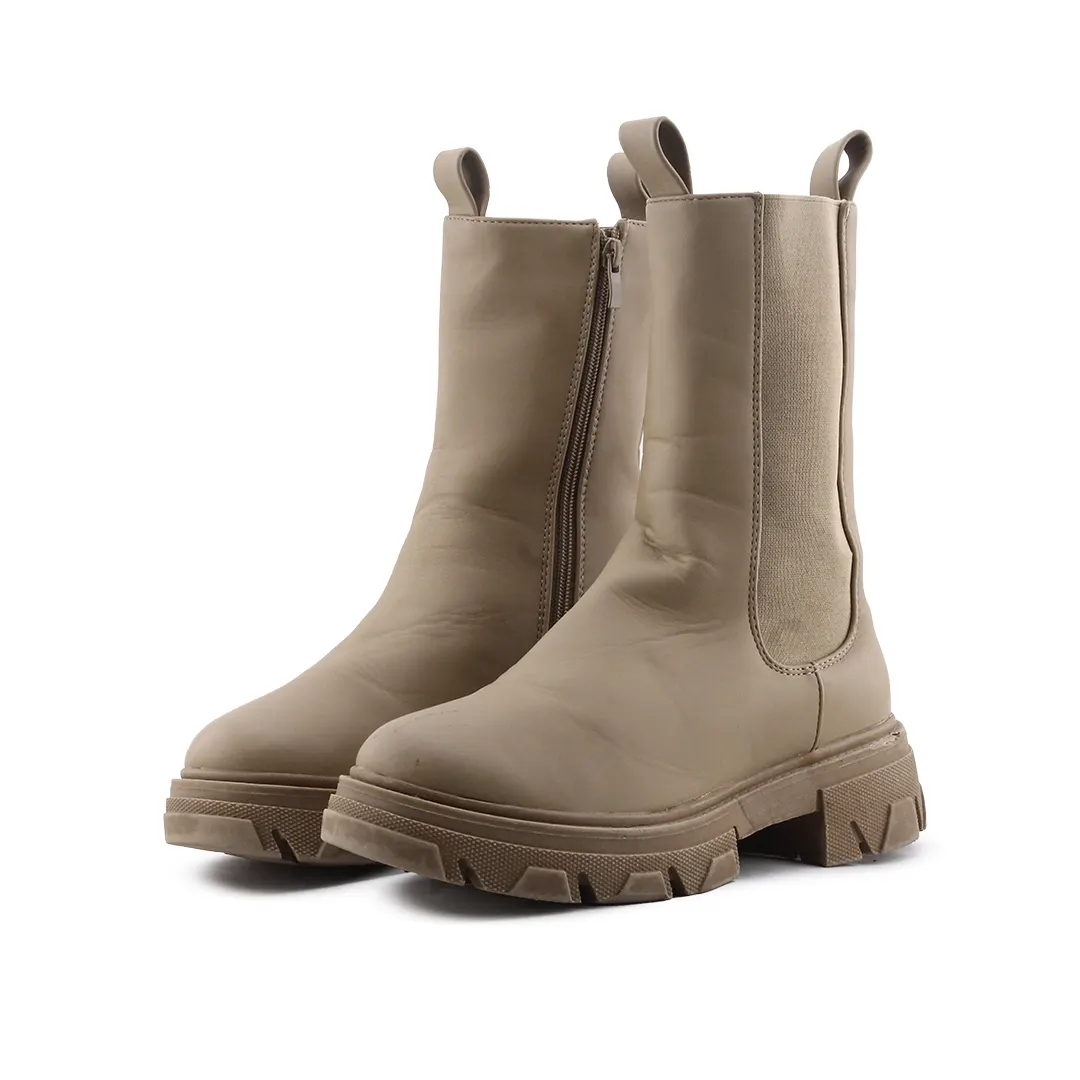 European Brand Zipper Stretchable Ankle Boot | 100% Authentic Leather