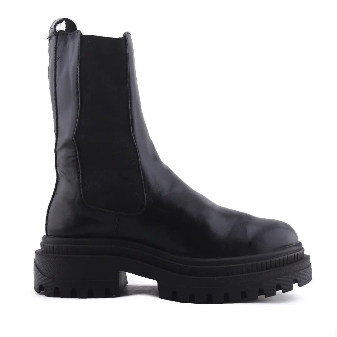 Bershka Stretchable Ankle Boot | 100% Authentic Leather