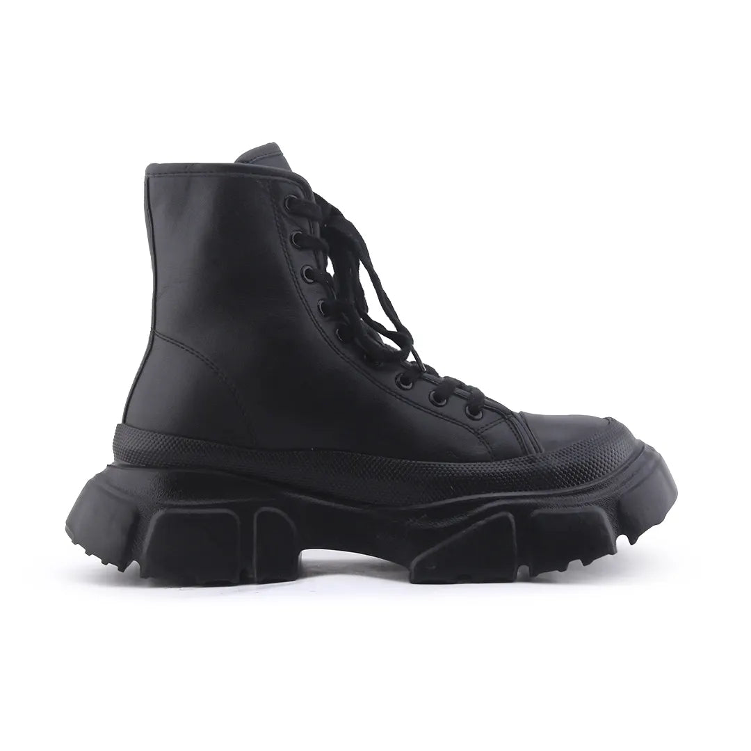 Zara Zipper Lace Up Ankle Boot | 100% Authentic Leather