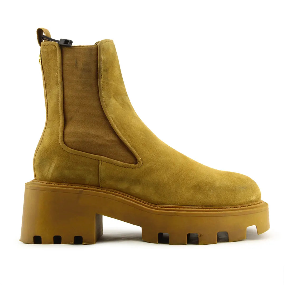 Zara Stretchable Suede Ankle Boot