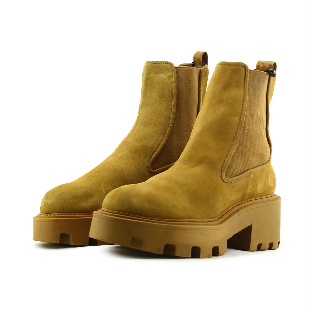 Zara Stretchable Suede Ankle Boot