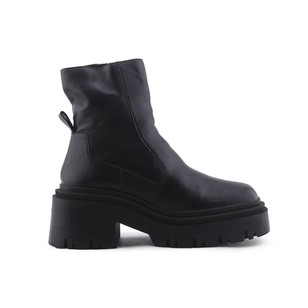 Zara Zipper Ankle Boot | 100% Authentic Leather
