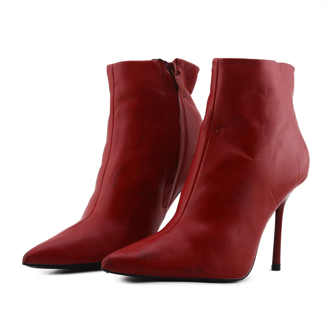 Zara Zipper Ankle Boot | 100% Authentic Leather