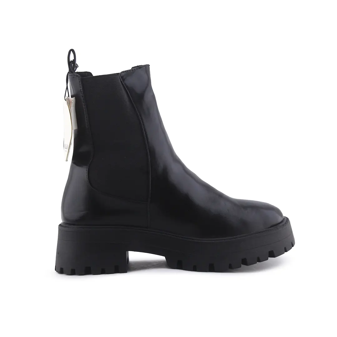 Pull & Bear Stretchable Ankle Boot | 100% Authentic Leather