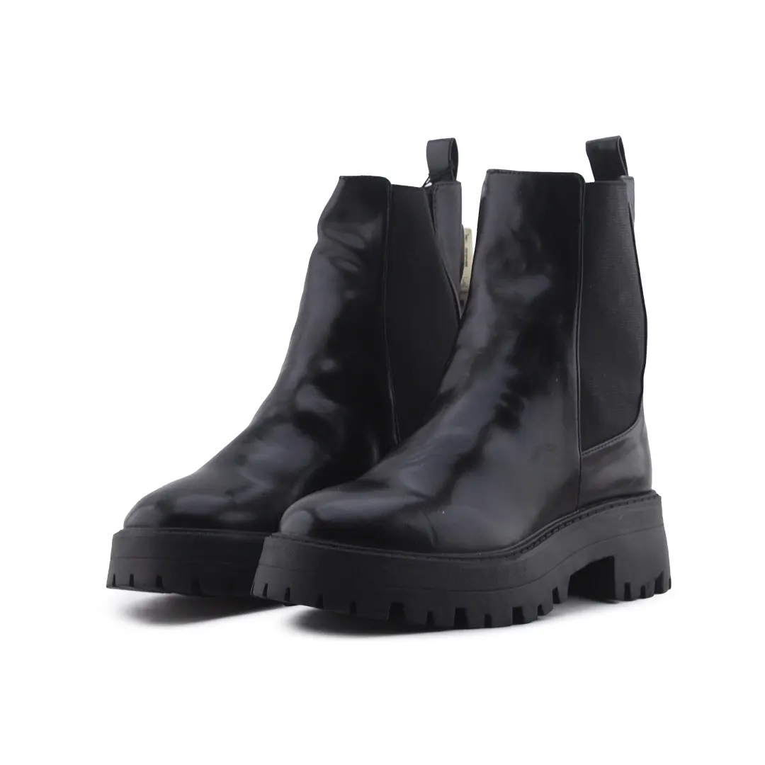 Pull & Bear Stretchable Ankle Boot | 100% Authentic Leather