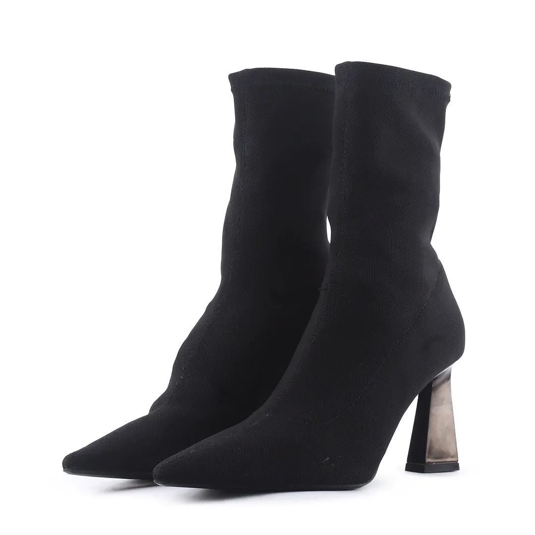 Bershka Sock Ankle Boot