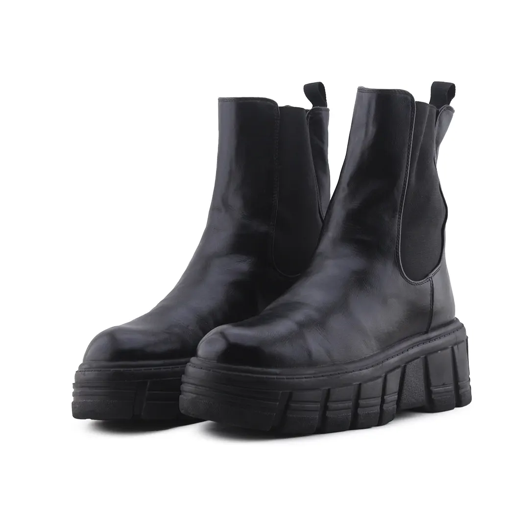 Stradivarius Stretchable Ankle Boot | 100% Authentic Leather