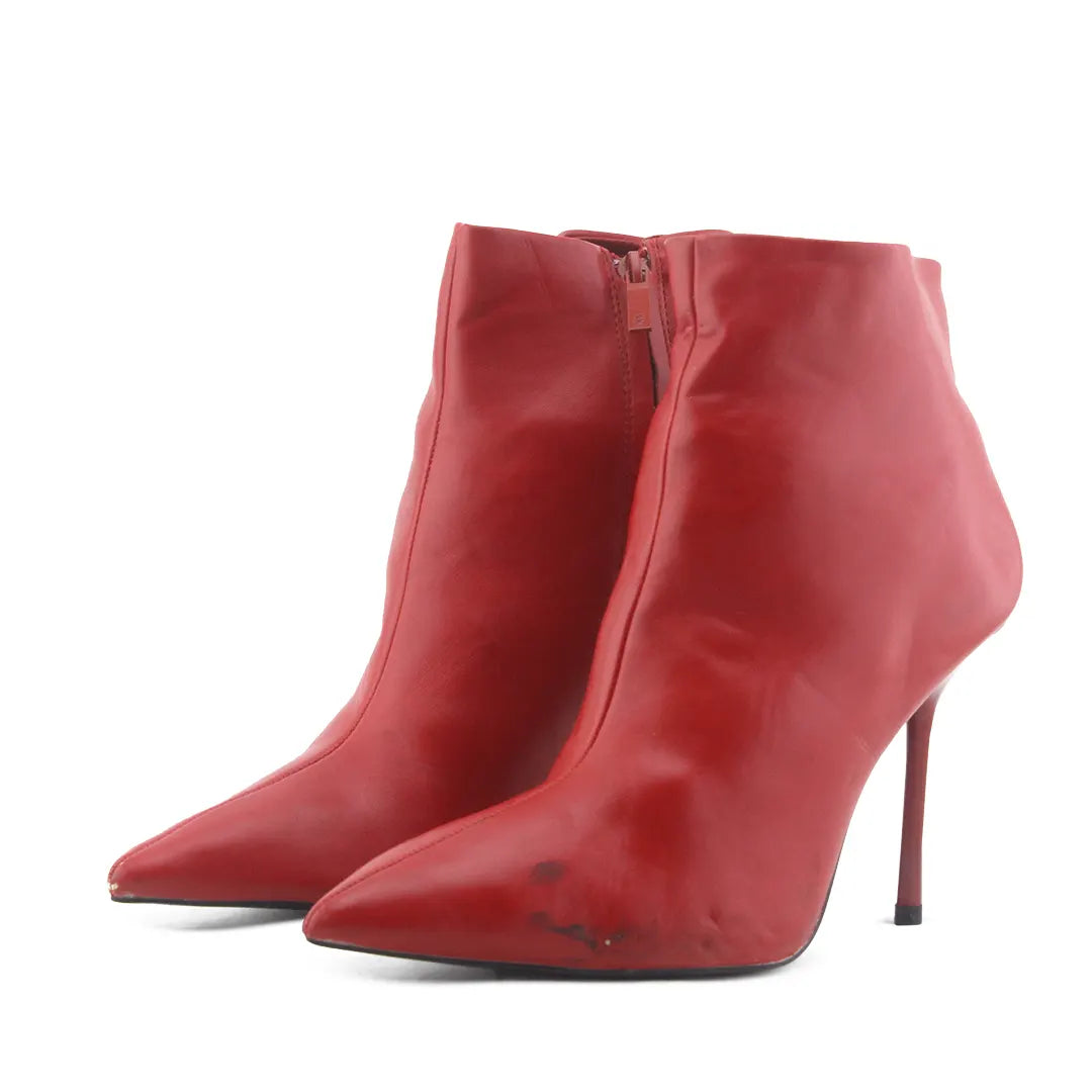 Zara Zipper Ankle Boot | 100% Authentic Leather