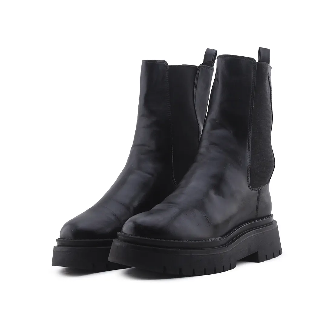 Stradivarius Stretchable Ankle Boot | 100% Authentic Leather