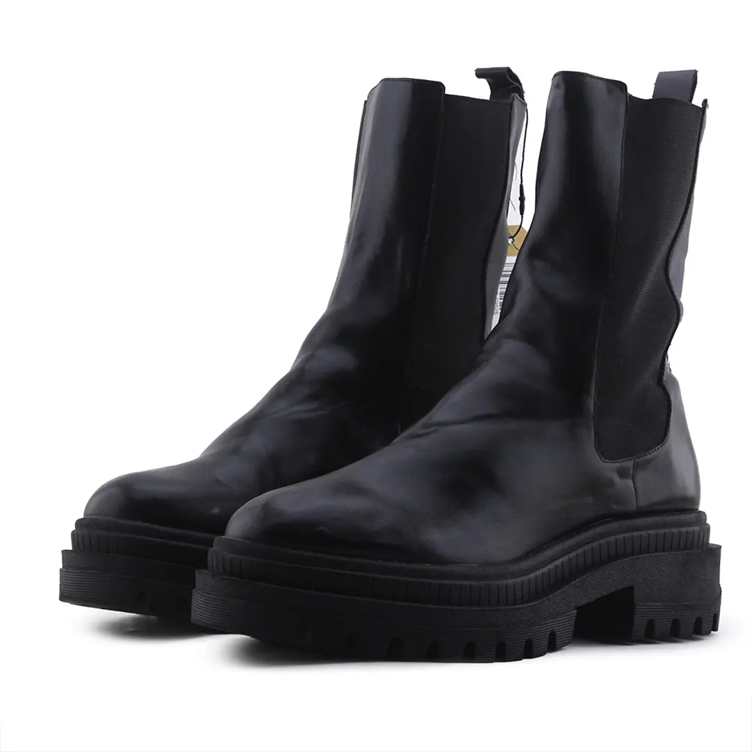 Bershka Stretchable Ankle Boot | 100% Authentic Leather