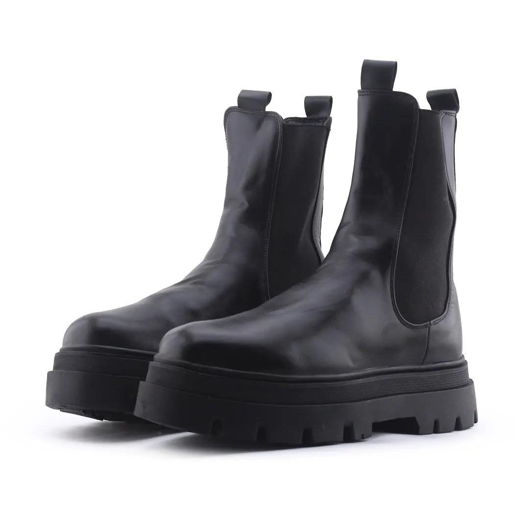 Bershka Stretchable Ankle Boot | 100% Authentic Leather