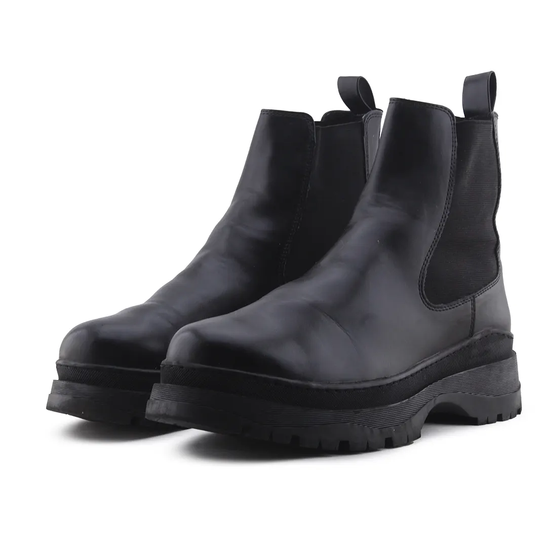 Pull & Bear Stretchable Ankle Boot | 100% Authentic Leather