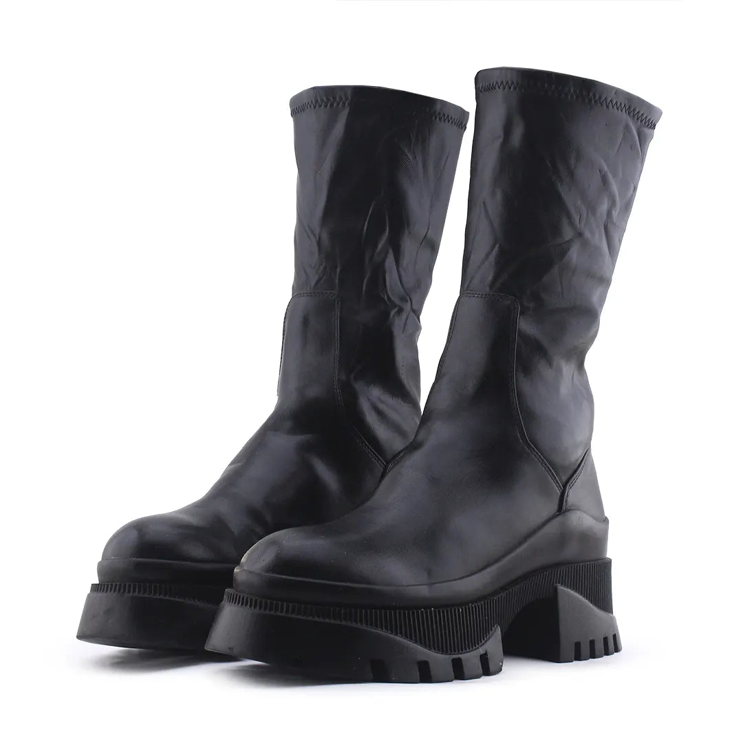 Zara Zipper Ankle Boot | 100% Authentic Leather