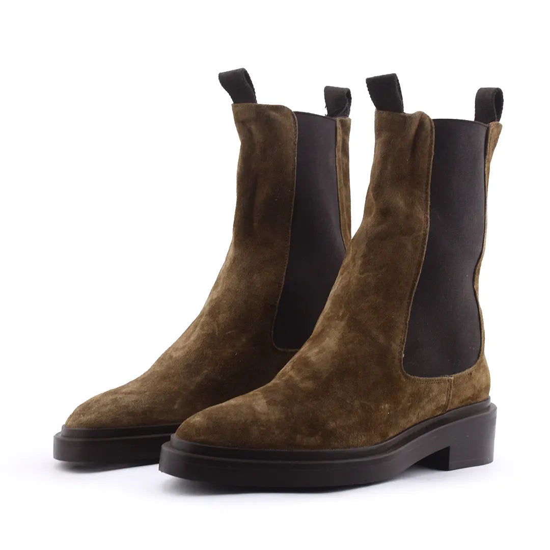 Massimo Dutti Stretchable Suede Ankle Boot