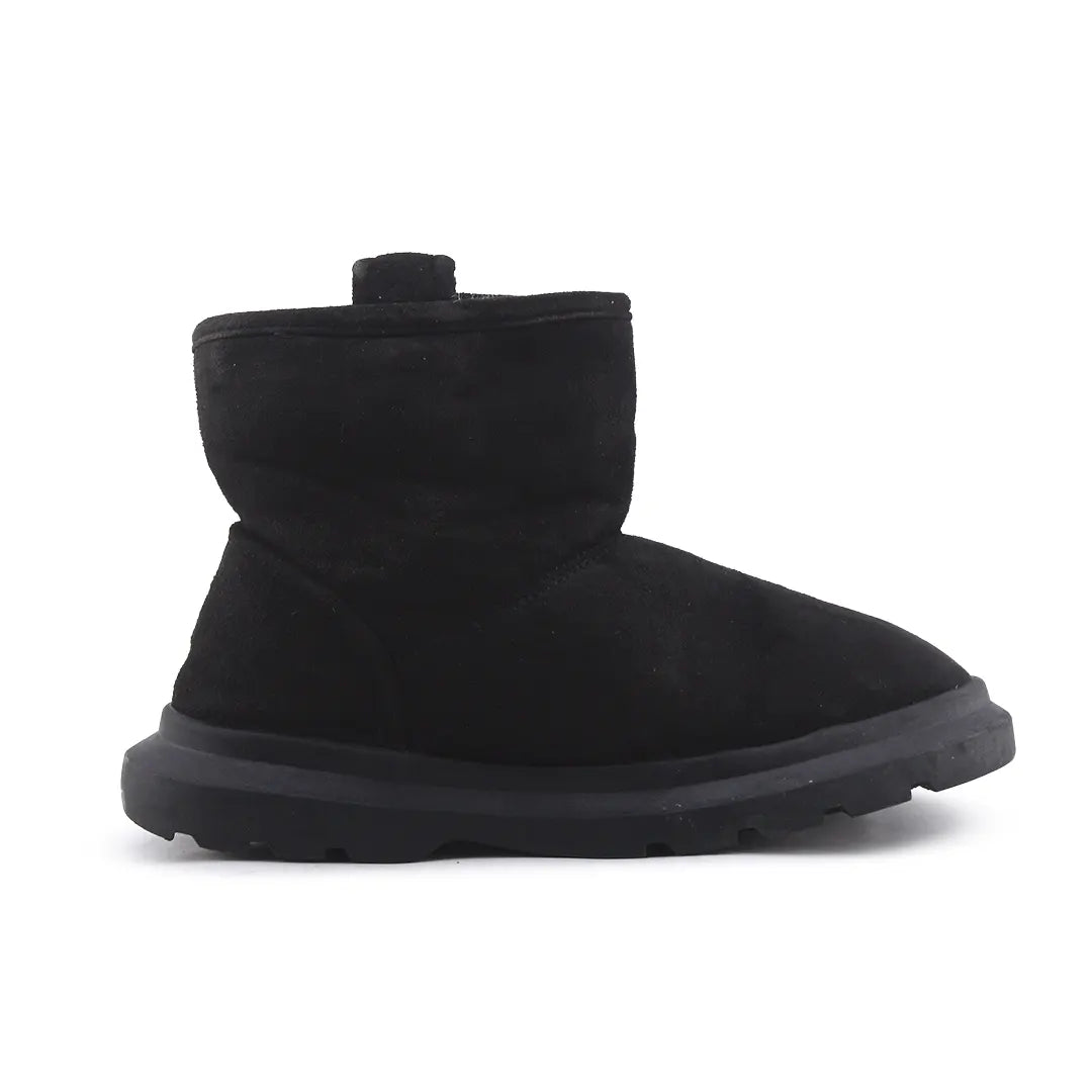 Zara Zipper Suede Ankle Boot