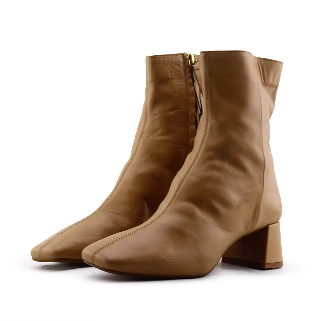 Zara Zipper Ankle Boot | 100% Authentic Leather