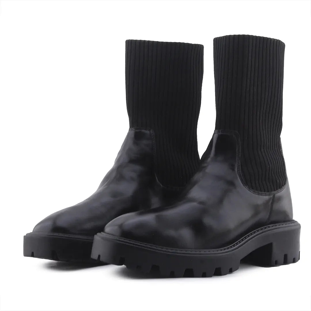 Lefties Stretchable Ankle Boot | 100% Authentic Leather
