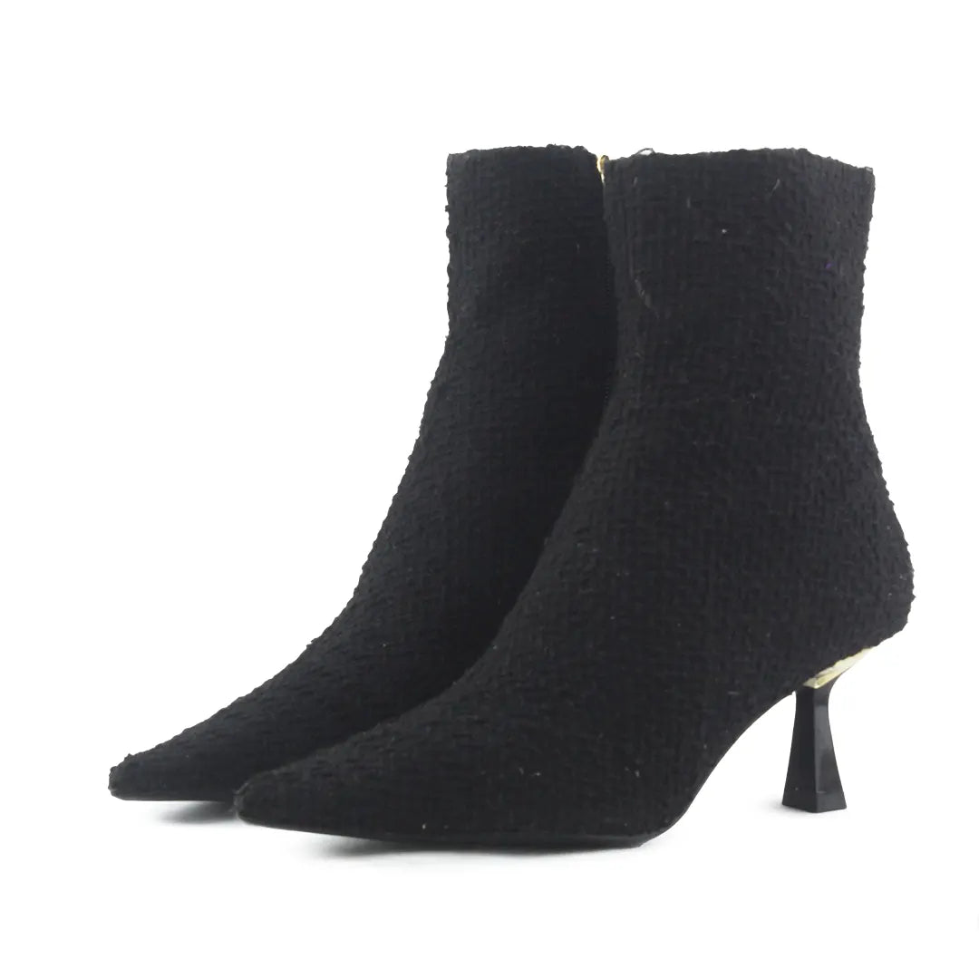 Zara Zipper Ankle Boot