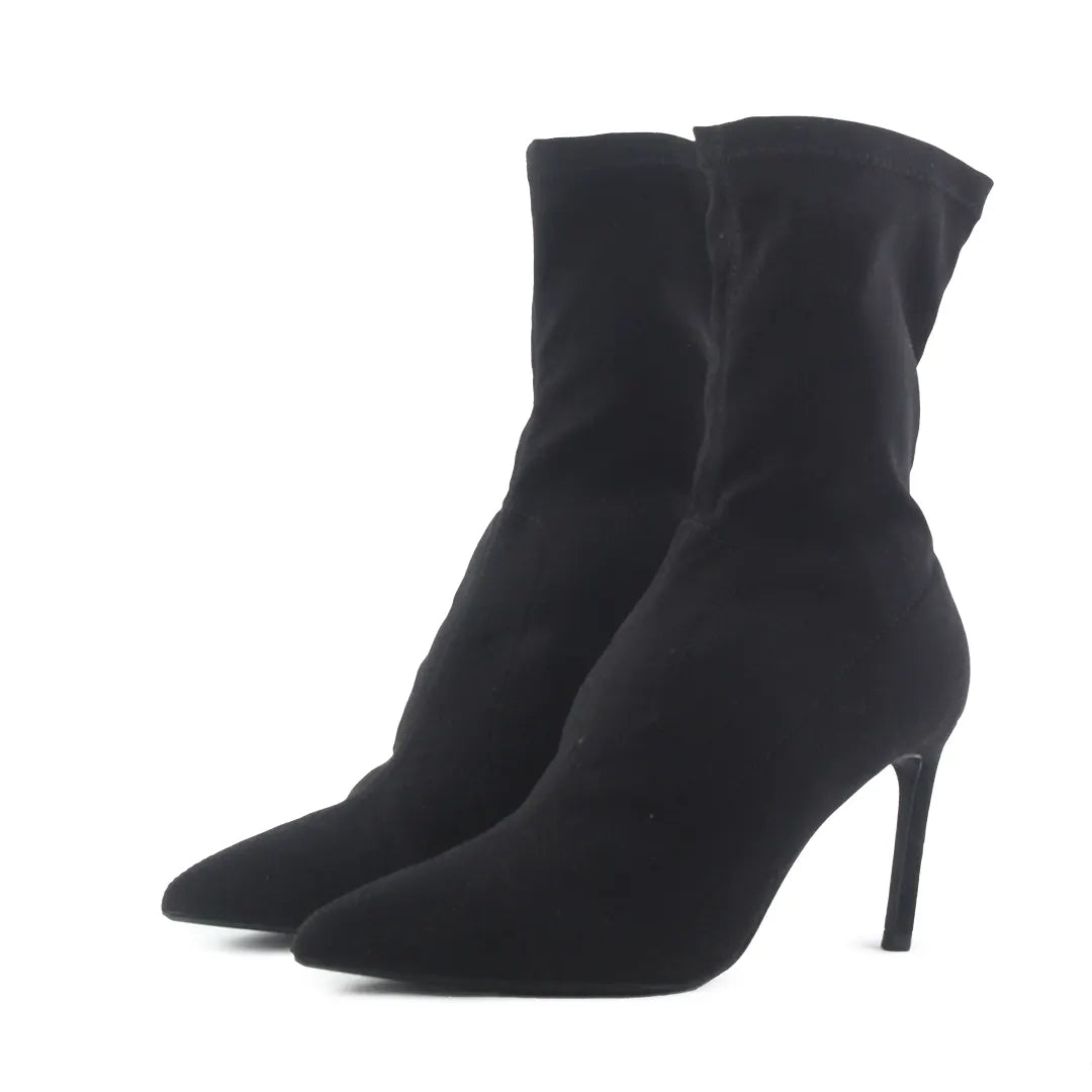 Bershka Textile Ankle Boot