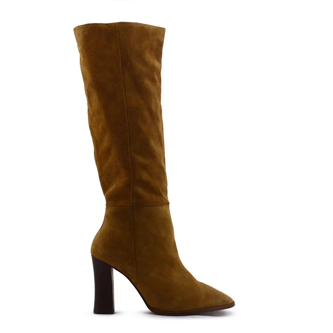 Mango Suede Knee High Boot