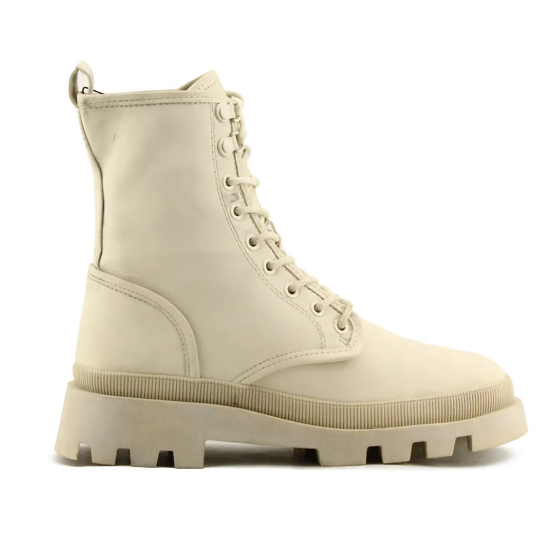 Pull & Bear Lace Up Ankle Boot | 100% Authentic Leather