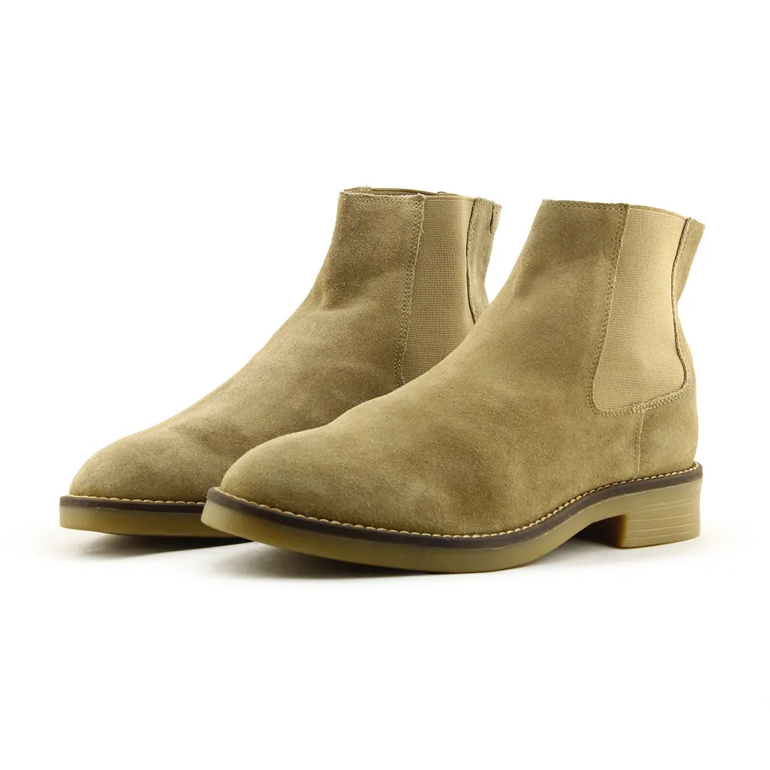 Zara Stretchable Suede Ankle Boot