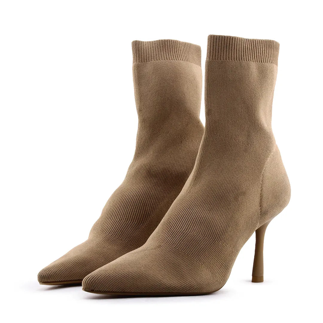 Stradivarius Sock Ankle Boot