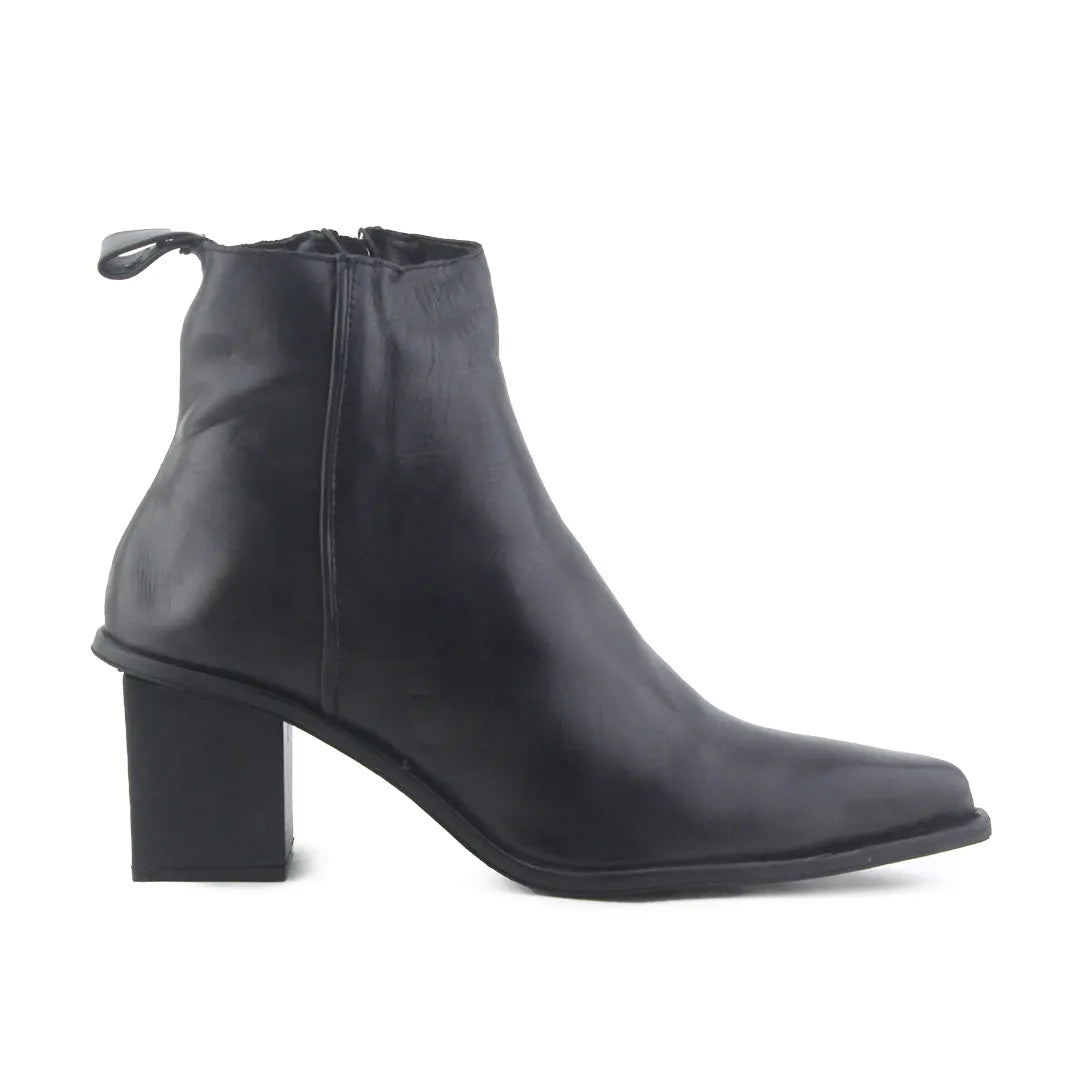 Zara Zipper Ankle Boot | 100% Authentic Leather