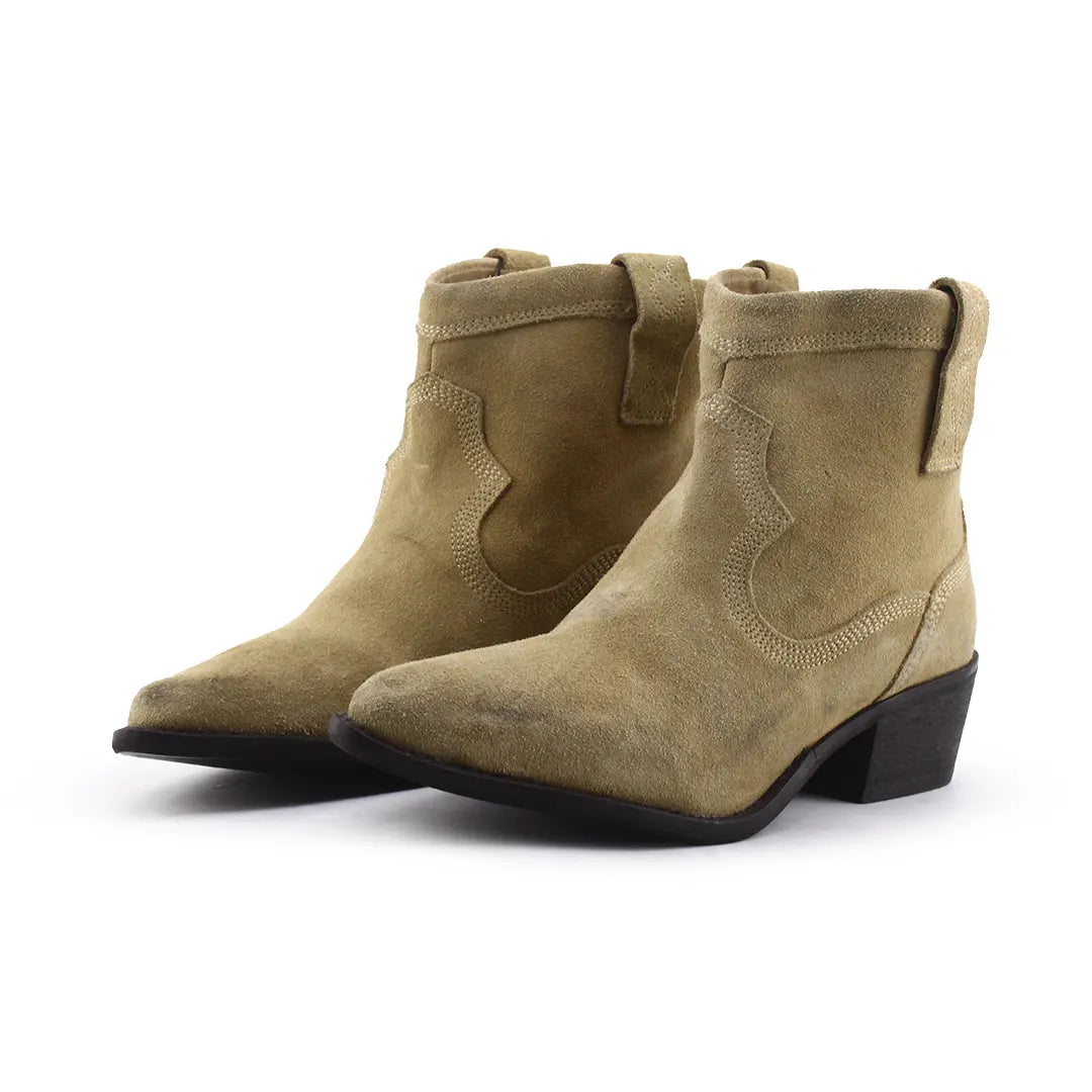 Zara Suede Ankle Boot