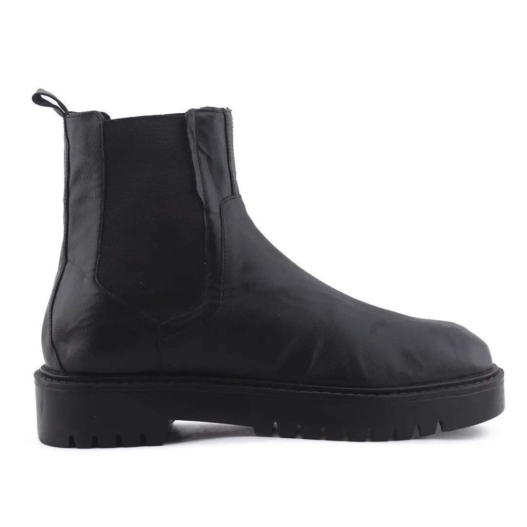 Pull & Bear Stretchable Ankle Boot | 100% Authentic Leather