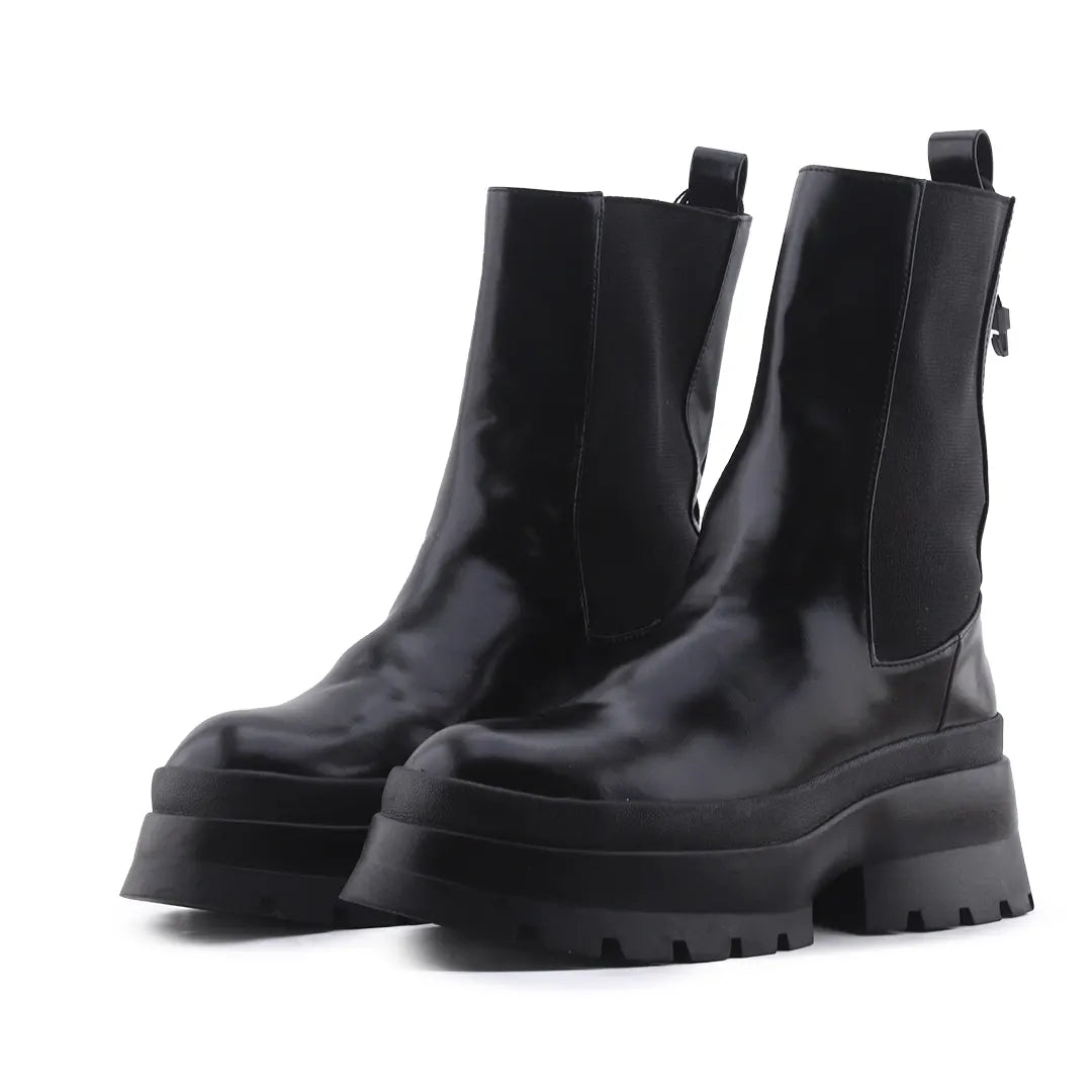 Zara Stretchable Ankle Boot | 100% Authentic Leather