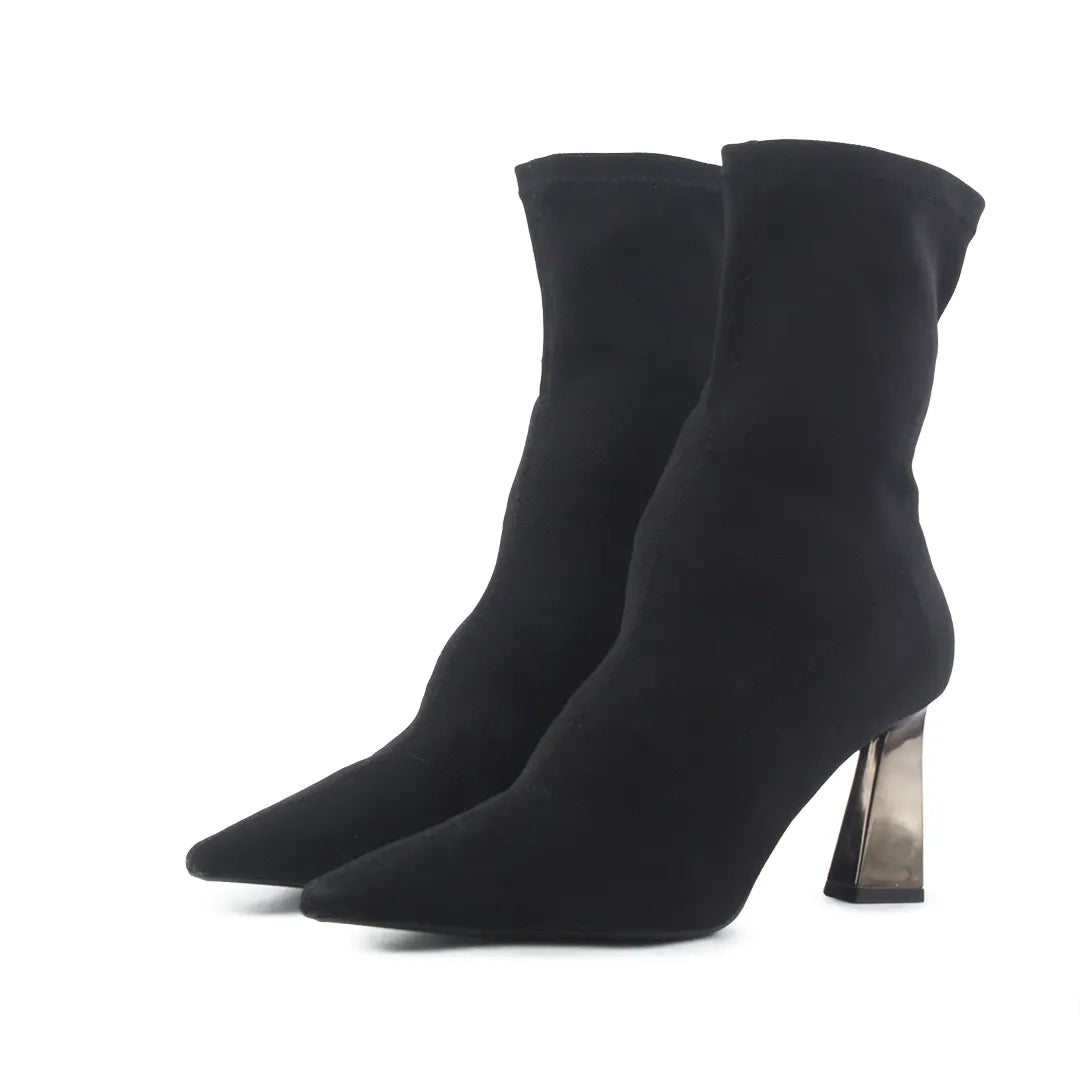 Bershka Sock Ankle Boot