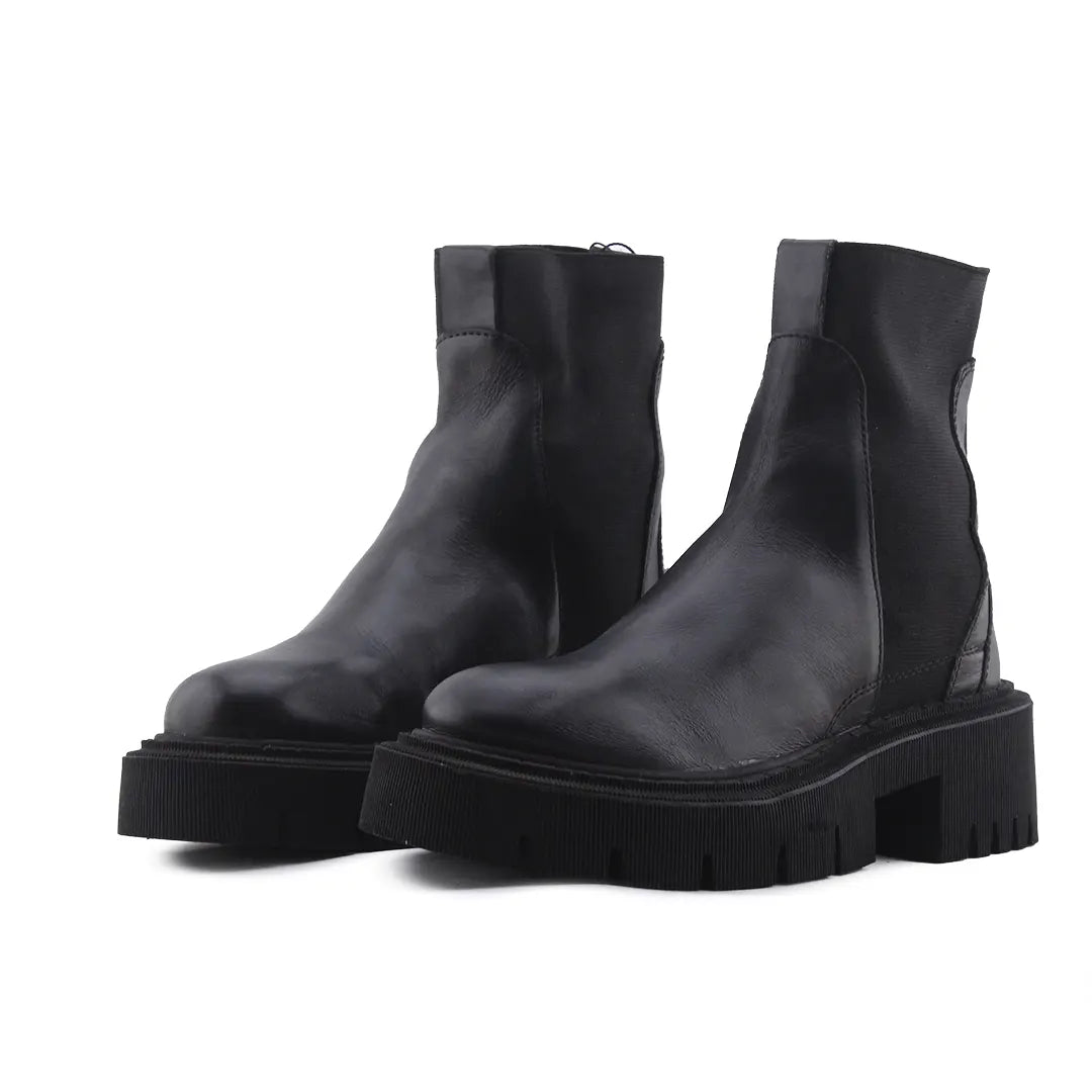 Zara Stretchable Ankle Boot | 100% Authentic Leather