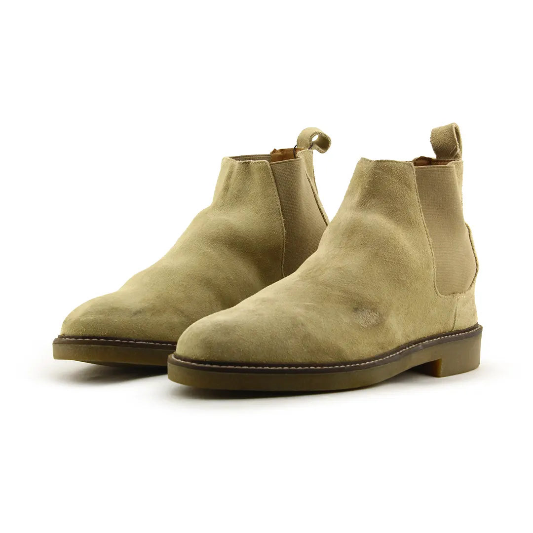 Zara Stretchable Suede Ankle Boot