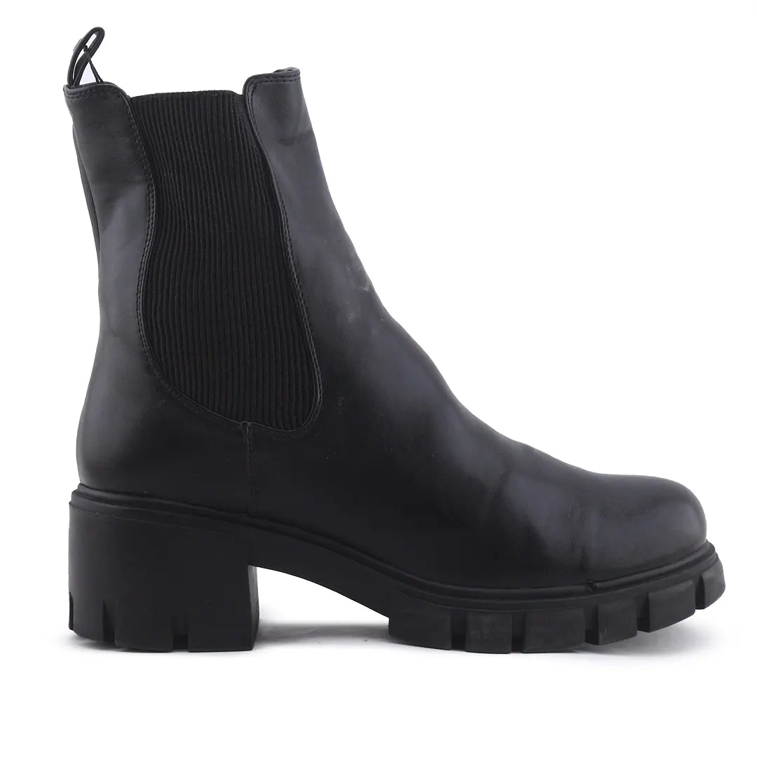 Pull & Bear Stretchable Ankle Boot | 100% Authentic Leather