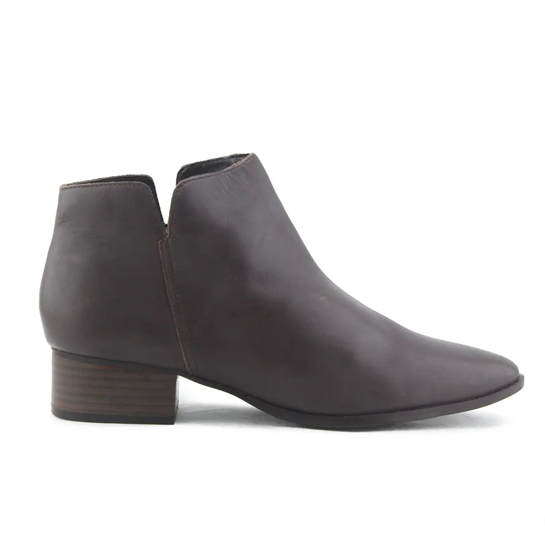 Violeta Zipper Ankle Boot | 100% Authentic Leather