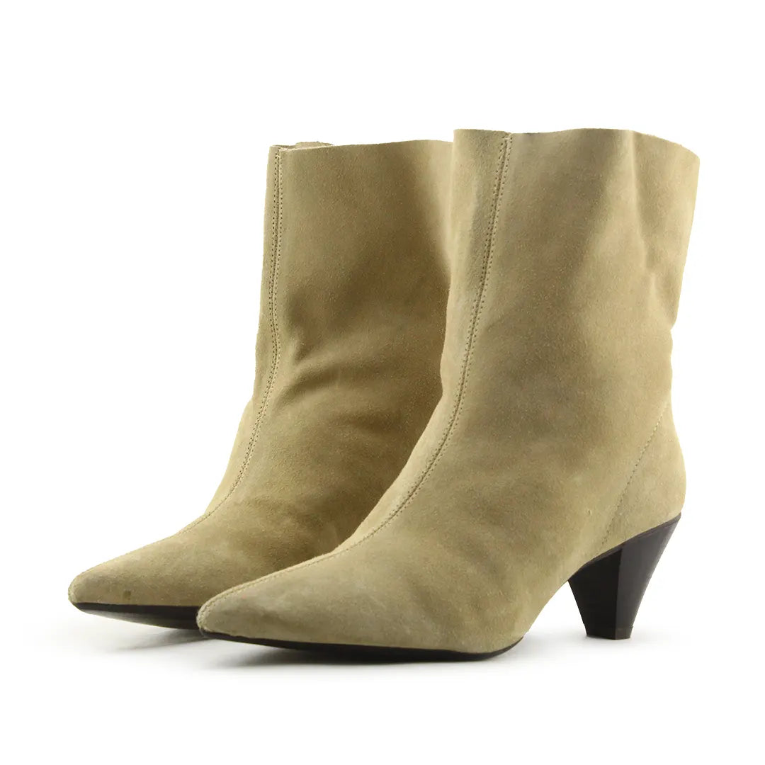 Zara Suede Ankle Boot
