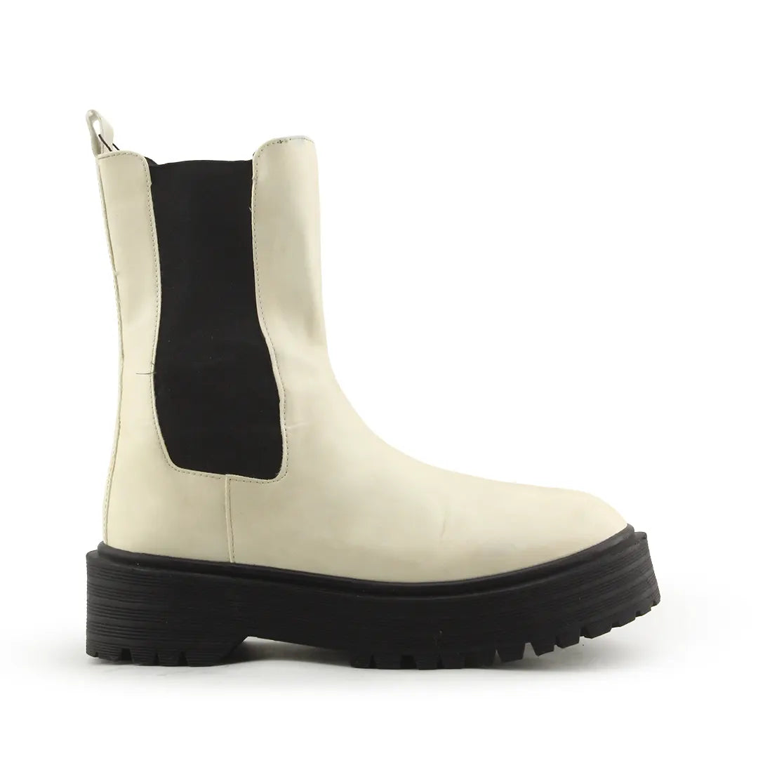 Pull & Bear Stretchable Ankle Boot | 100% Authentic Leather