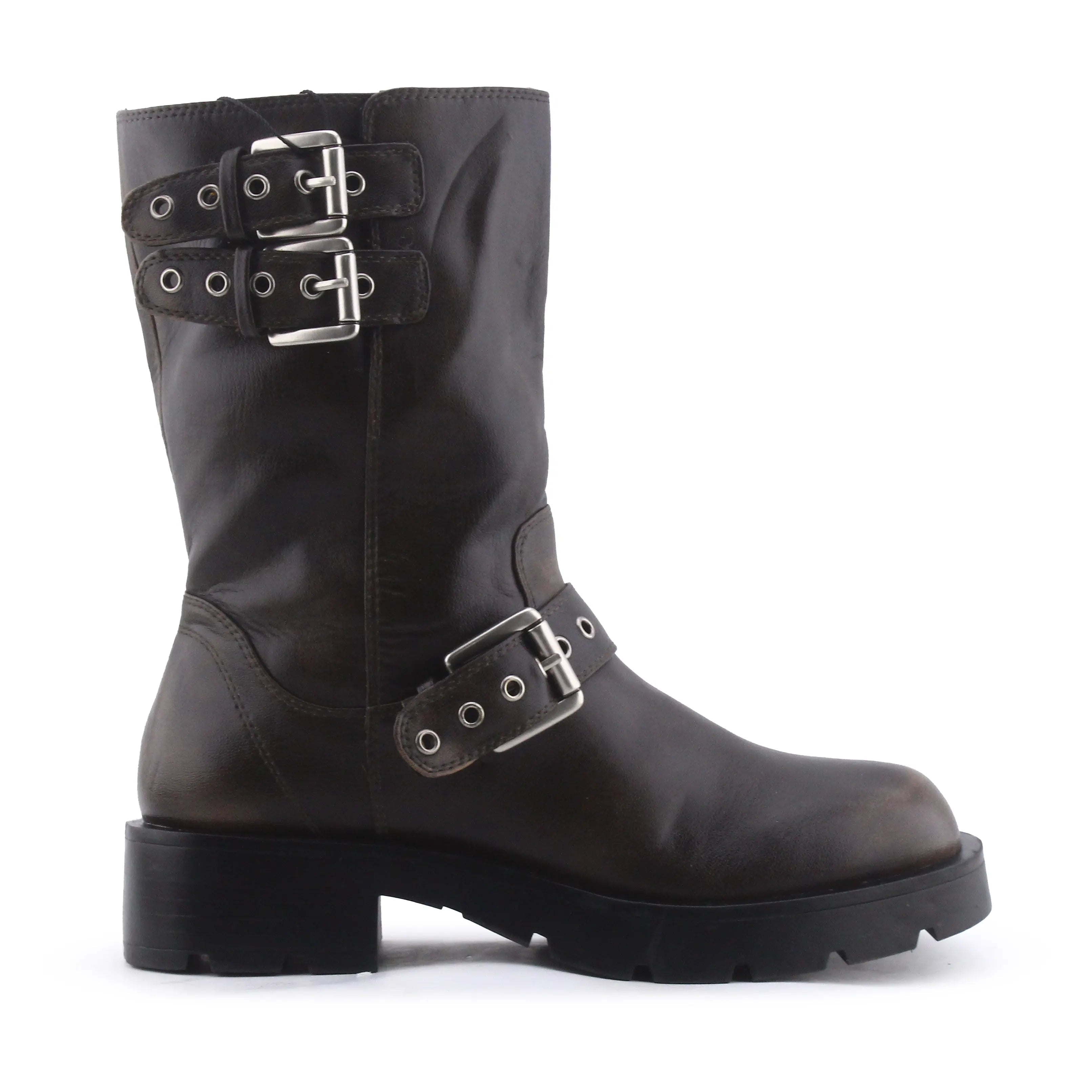Zara Buckle Strap Ankle Boot | 100% Authentic Leather