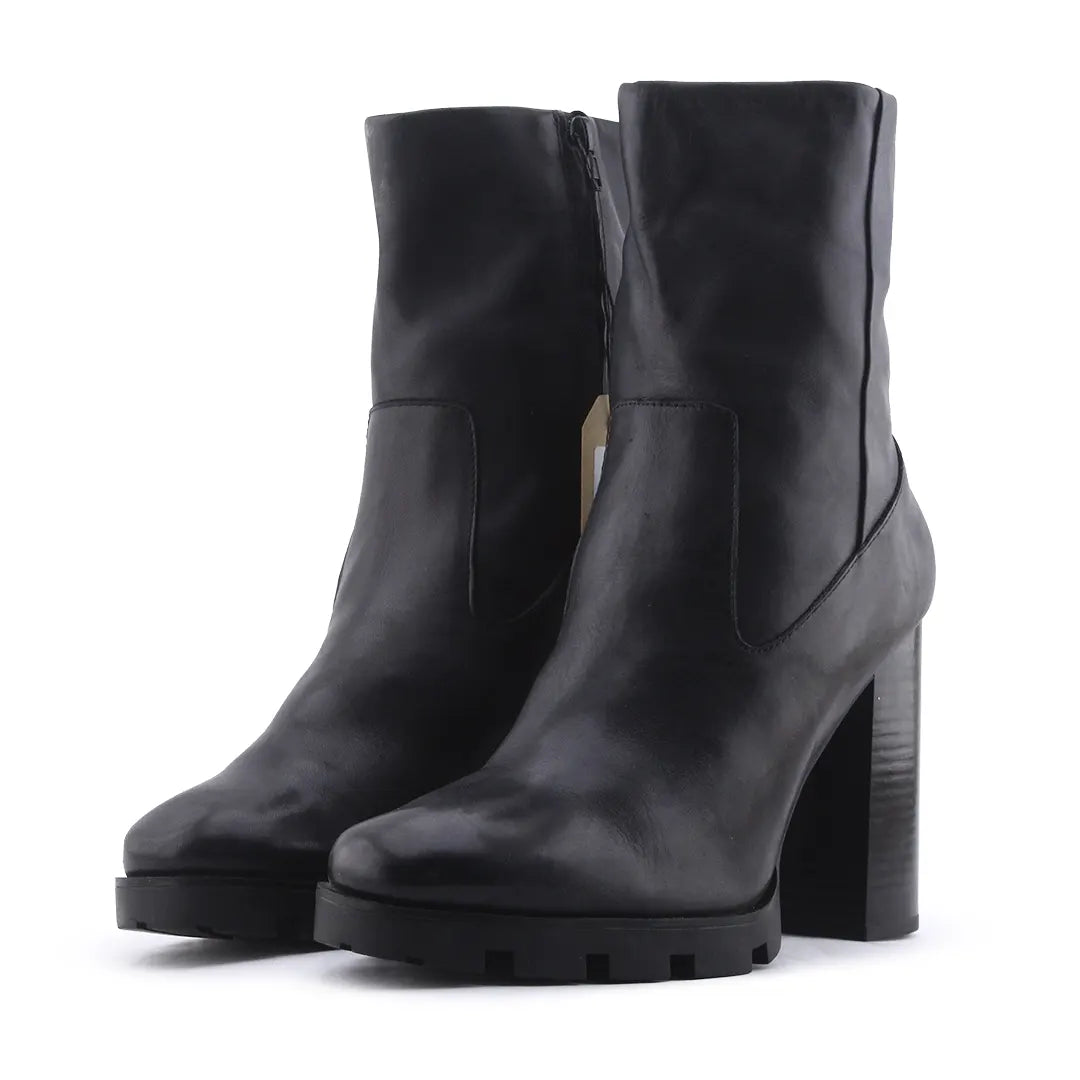 Zara Zipper Ankle Boot | 100% Authentic Leather