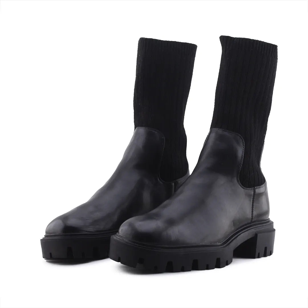 Zara Stretchable Ankle Boot | 100% Authentic Leather