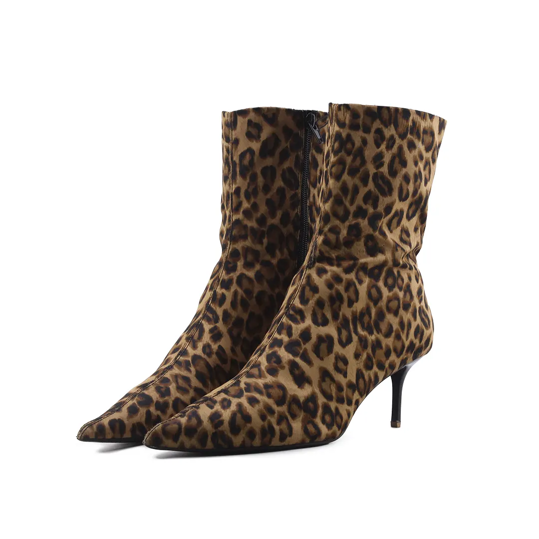 Zara Zipper Ankle Boot