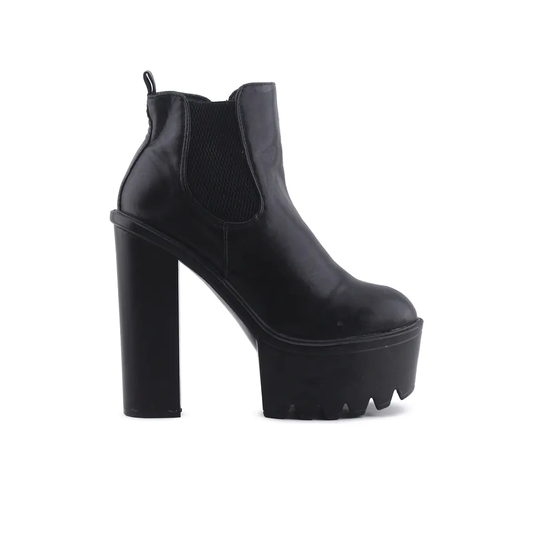 European Brand Zipper Stretchable Ankle Boot | 100% Authentic Leather