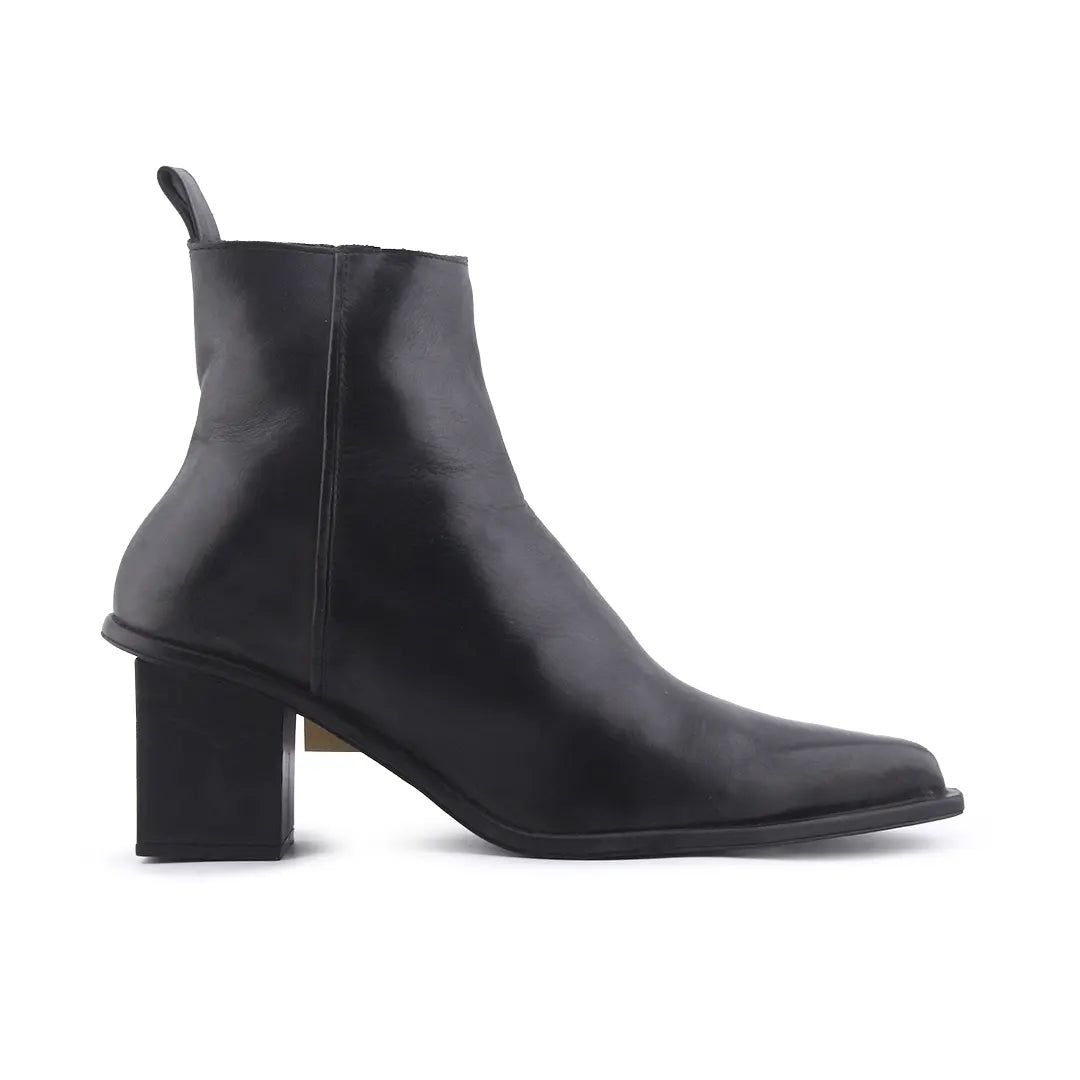 Zara Zipper Ankle Boot | 100% Authentic Leather