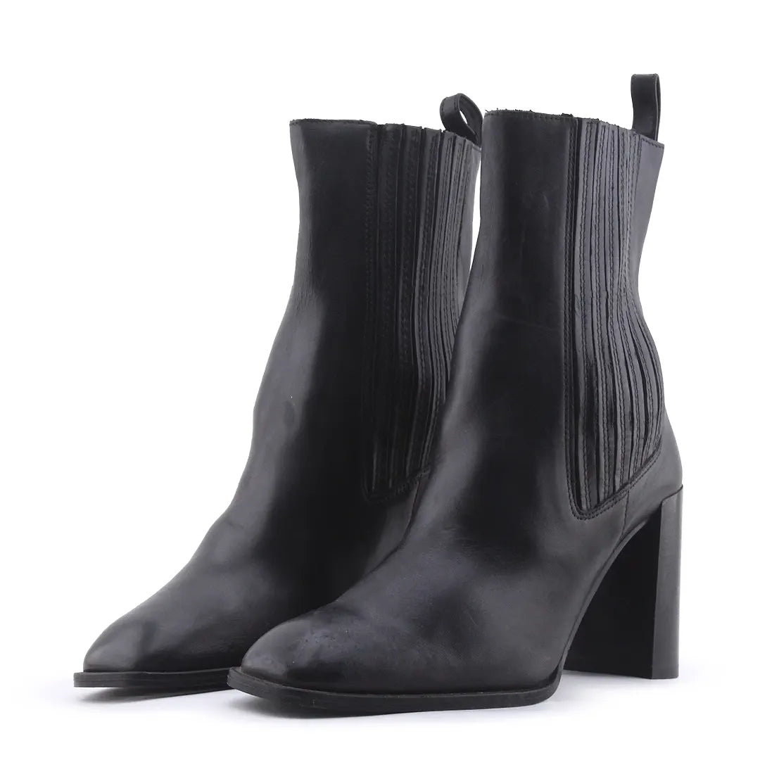 Zara Stretchable Ankle Boot | 100% Authentic Leather