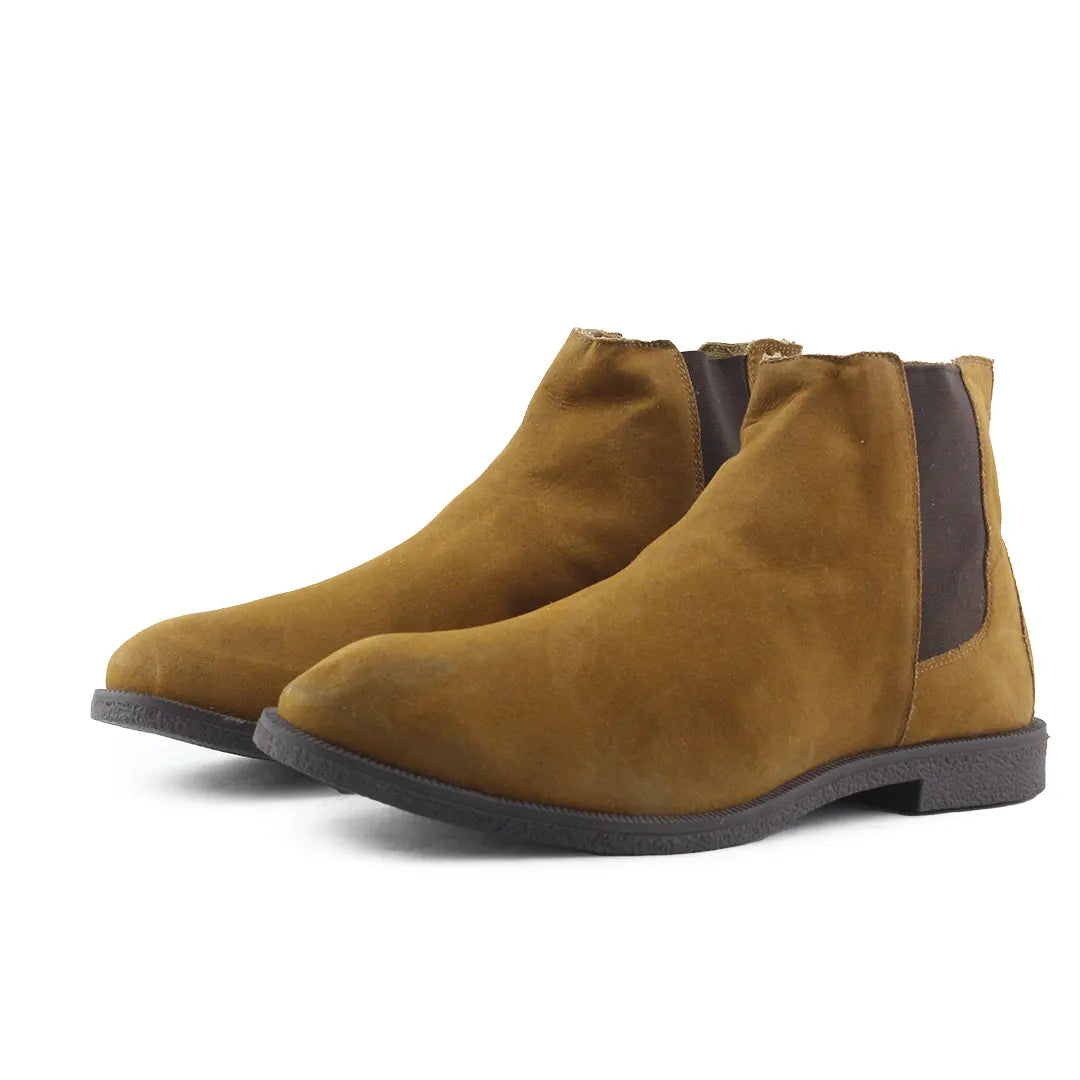 Lefties Stretchable Suede Ankle Boot