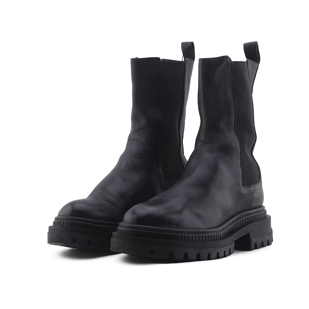 Bershka Stretchable Ankle Boot | 100% Authentic Leather