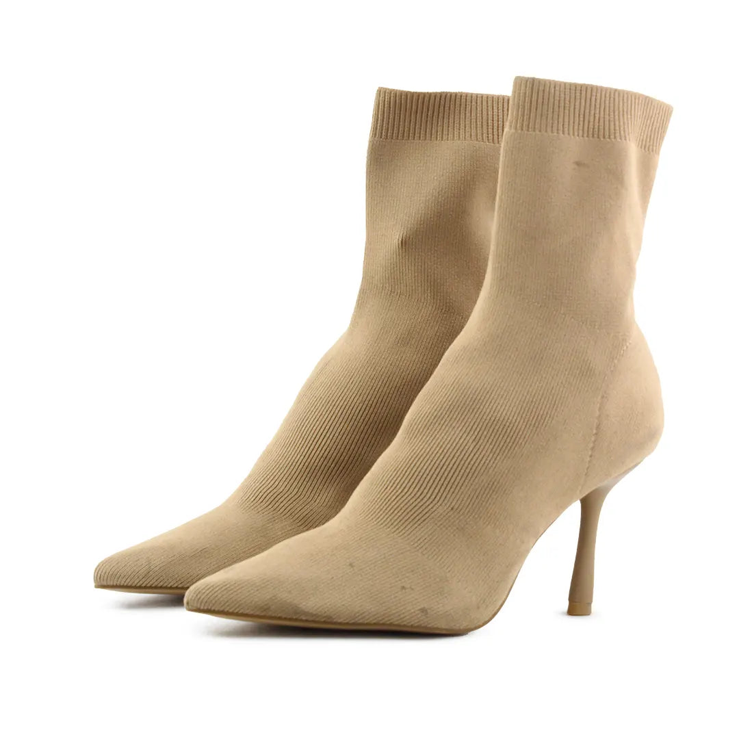 Stradivarius Sock Ankle Boot