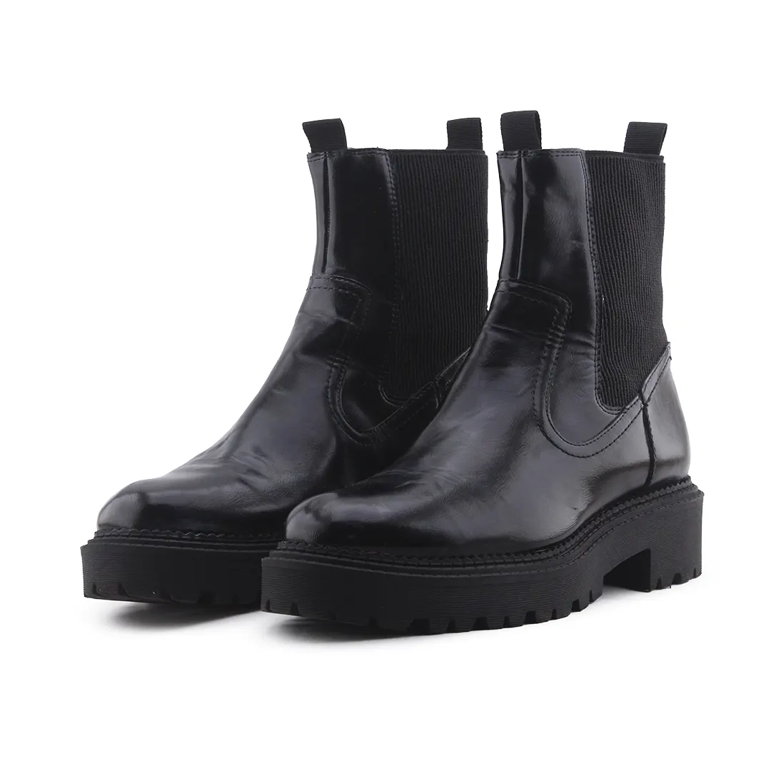 Stradivarius Stretchable Ankle Boot | 100% Authentic Leather