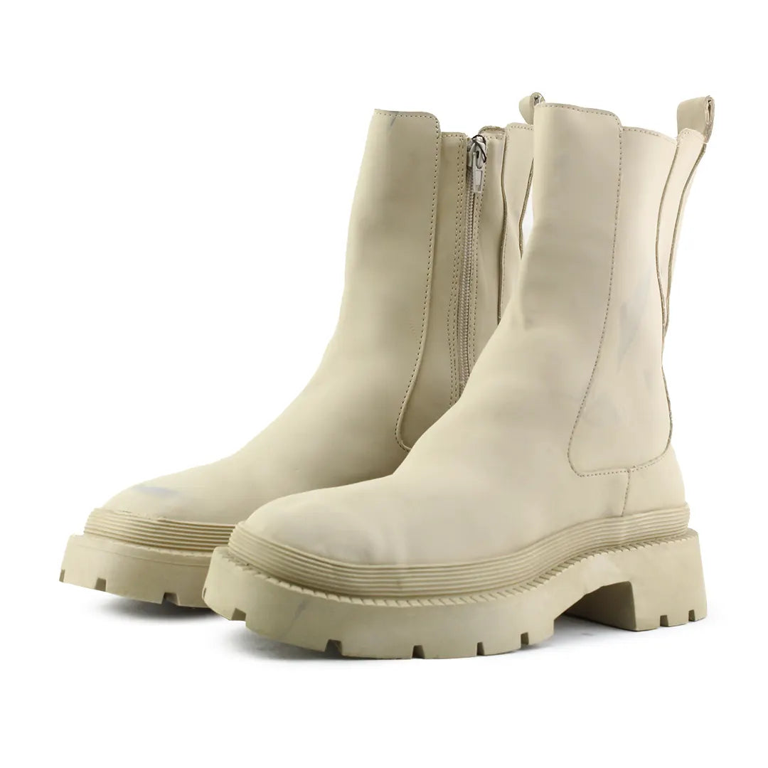 Zara Zipper Ankle Boot | 100% Authentic Leather